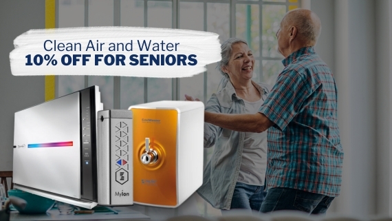 10% off for senior water and air purifiers